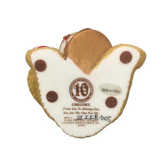 2001 Cherished Teddies From Sea To Shining Sea Gregory Figurine Enesco #105385 - Picture 9 of 9